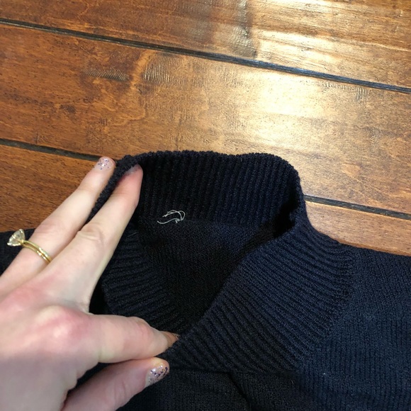 Vintage sweater turtleneck short sleeve top (S/M) - Picture 3 of 5